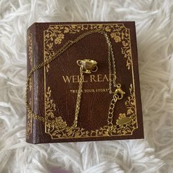 Well Read Co Bookish Tea Cup Necklace 