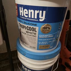 887 Tropi-Cool White 100% Silicone Reflective Roof Coating 4.75 gal.