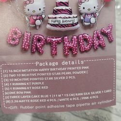 Hello kitty balloon package