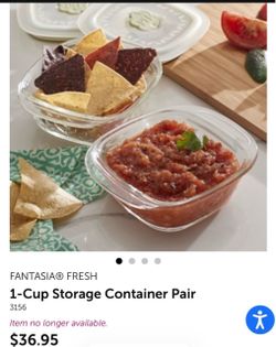 Fantasia Fresh 1 cup Storage pair