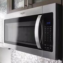 BRAND NEW Whirlpool 1.9 Cu. Ft. OTR Steam Microwave