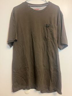 Wrangler Pocket T Shirt Cotton XL Forest Green