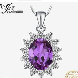 Jewelrypalace Created Alexandrite 925 Sterling Silver Pendant [PEN77]