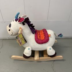 B Toys Kids Unicorn Rodeo Rocker Dilly-Dally - New w/ Tag