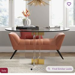 53 inch acrylic dining table