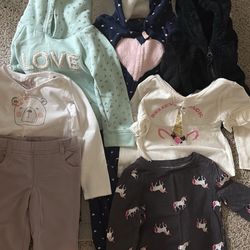 12-2T Baby Girls Warm Clothes 