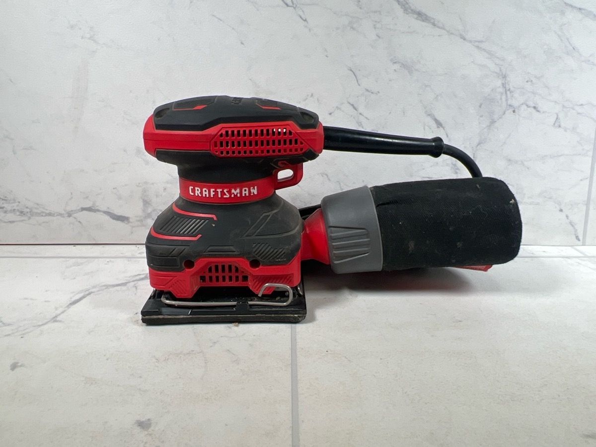 Craftsman 120V 2A Corded Sheet Sander with Dust Bag β Red/Black (A1G007392)