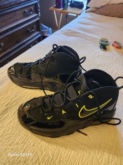 Nike Air Max Uptempo Black/Volt 11.5 mens