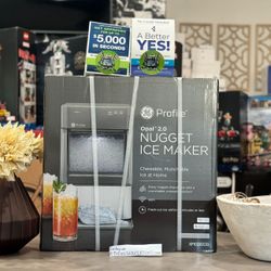 6465028 GE Profile Opal 2.0 38lb Portable Ice Maker With Nugget Ice WiFi