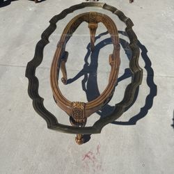 Antique Glass Table