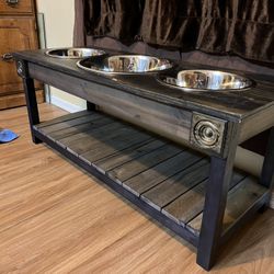 Custom Design Dog Food Stand 