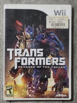 TRANSFORMERS REVENGE OF THE FALLEN FOR WII