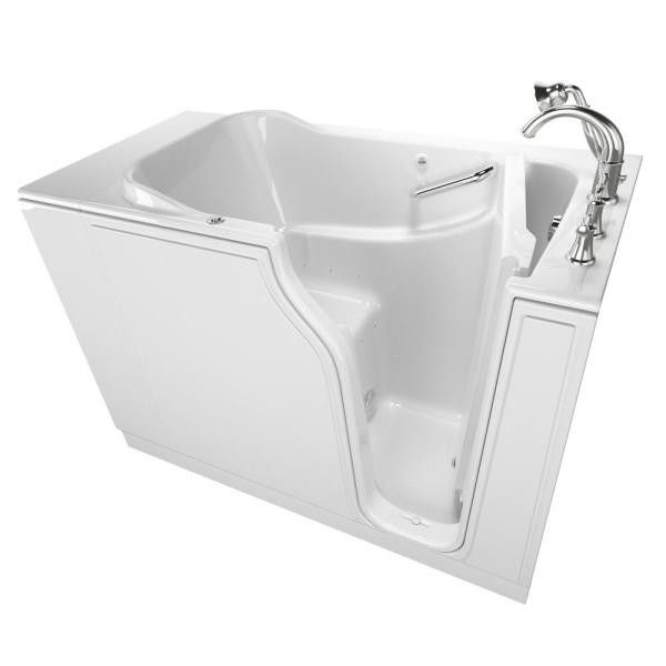 American Standard Gelcoat Value Series 52 in. x 30 in . Right Hand Walk-In Air Bathtub in White. .walk In Tub ..