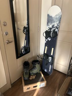 Lib Tech Cold Brew Snowboard + K2 snowboarding 🏂 Boots size 9