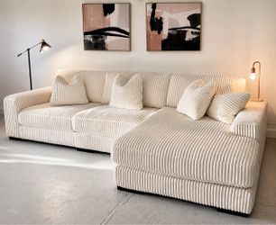 CORDUROY SECTIONAL (3 pieces) 122” - SECCIONAL CORDUROY