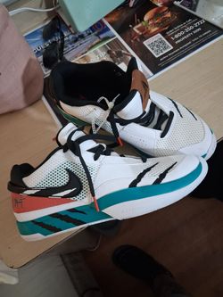 Nike Air Zoom Sneakers White Teal Black