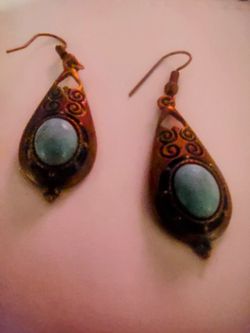 Turquoise Indian Earrings