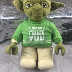 Star Wars Yoda Lego Plush “ A Merry Christmas I Wish You”