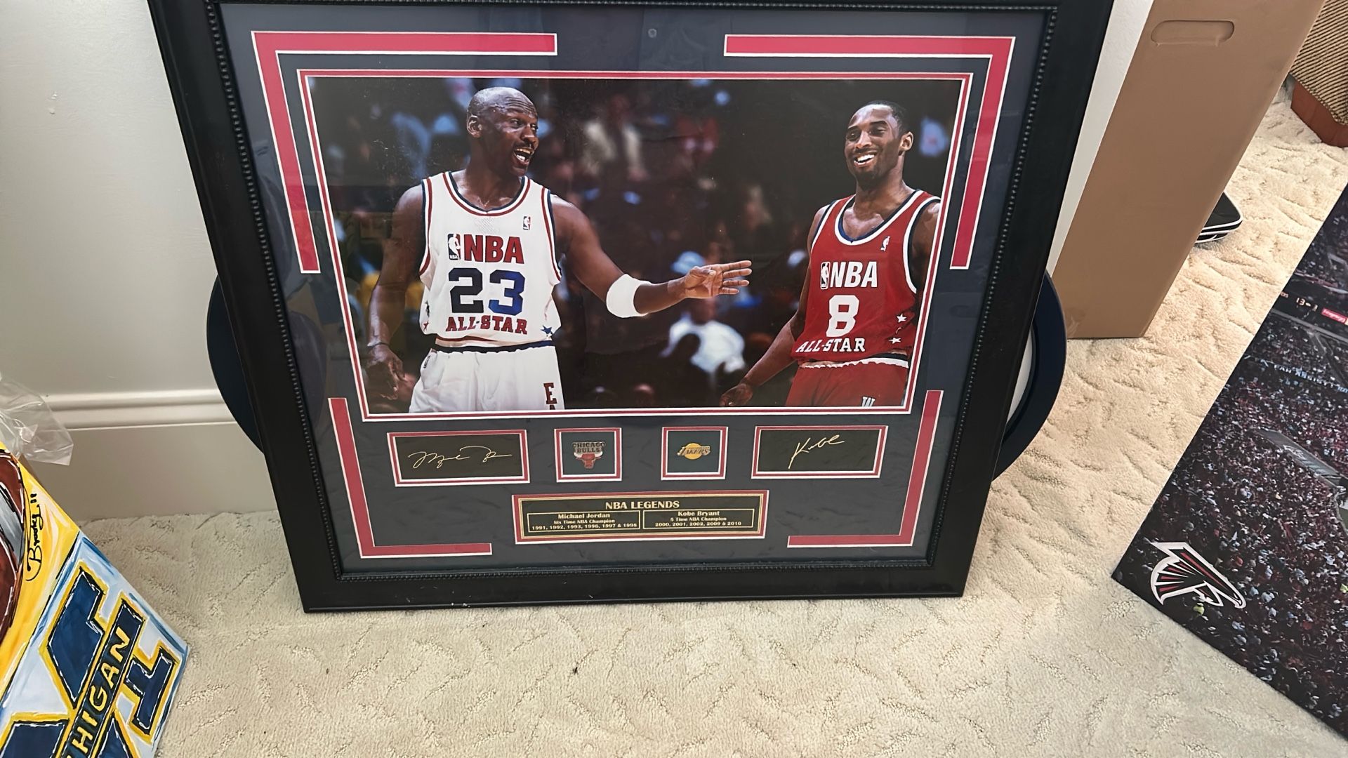 Signed JordanxKobe Allstar Game Photo