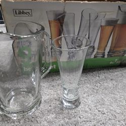 Libbey 9 Piece Beer Set