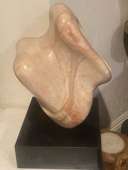Vintage Marble Abstract Sculpture 