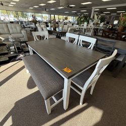 6 Pc Dining Table 