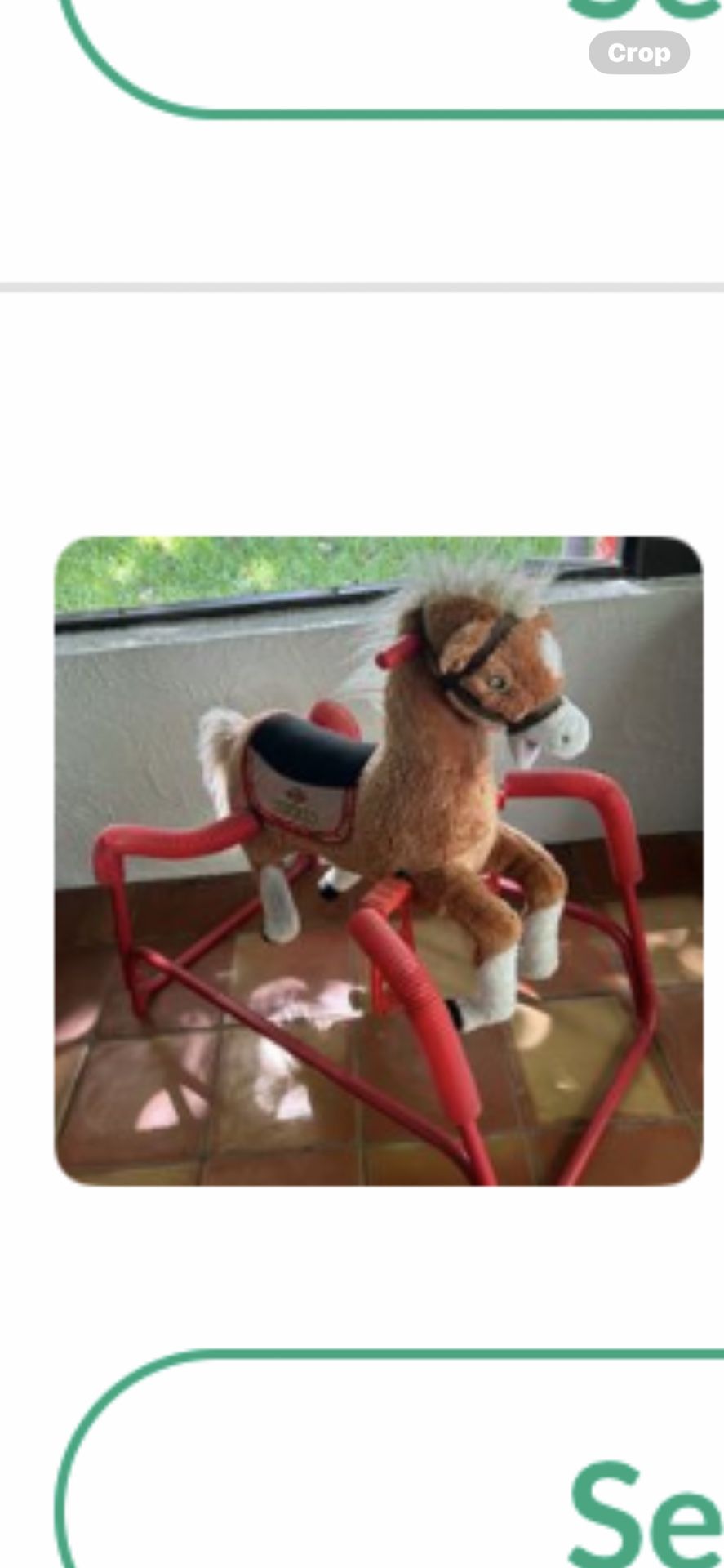Lucky Plush Ride On Pony