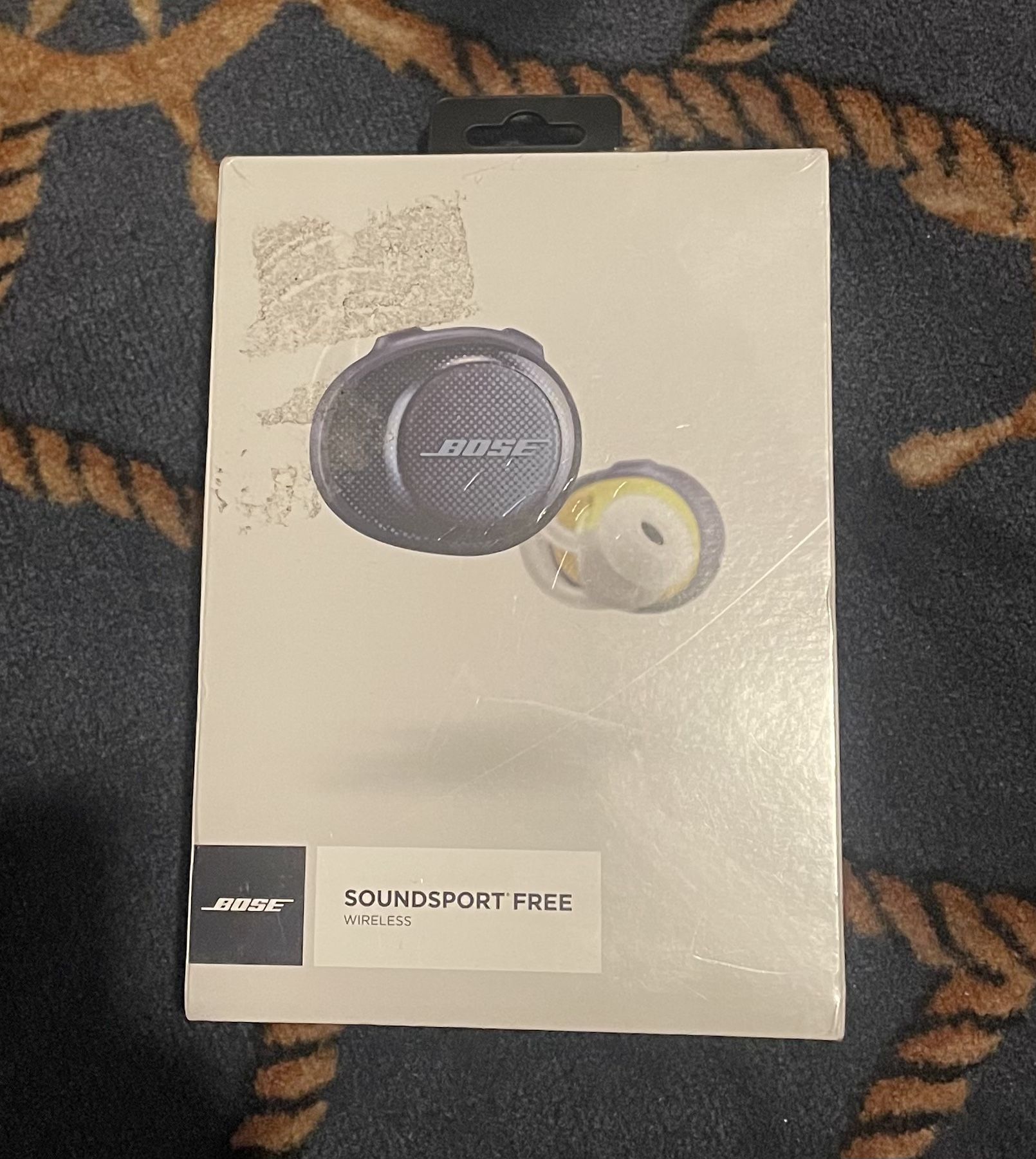 Bose Soundsport Free Wireless Headphones Navy/Citron