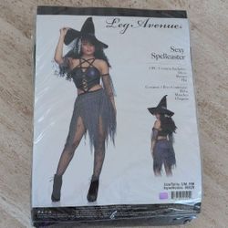 Sexy Spellcaster Adult Women's Witch Costume By Leg Avenue #86829 Size S/M Brand New 