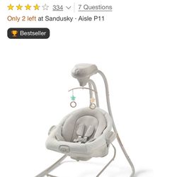 Graco duoglider swing.