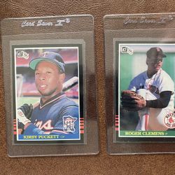 1985 Donruss Complete Baseball Card Set Puckett Clemens Rookie+++