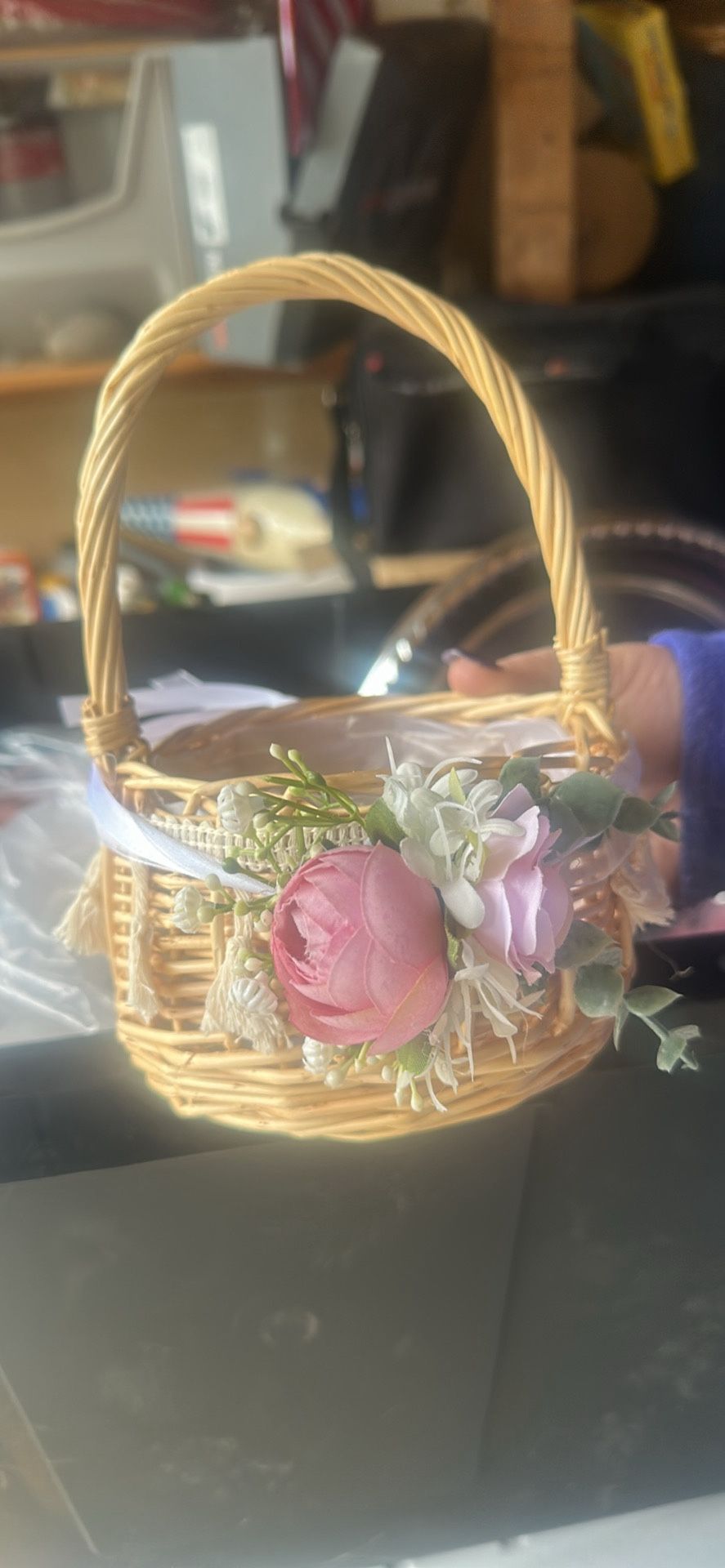Flower Girl, Basket, And Ring Barer Or Pillow