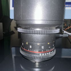 Film Lens Rokinon 3.1/14mm🥇