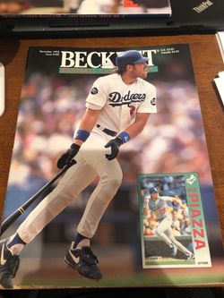 December 1993 Beckett Baseball Card Monthly Magazine Mike Piazza Los Angeles Dodgers