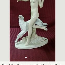 Czech Art Deco Royal Dux Figurine-  Available  