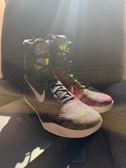 Nike Kobe 9 Elite Multicolor Flyknit Sneakers Size 11