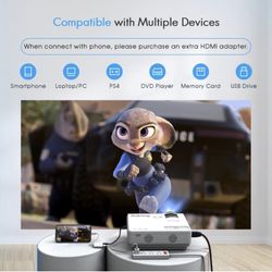 AuKing Mini Projector