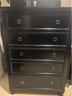 Black dresser
