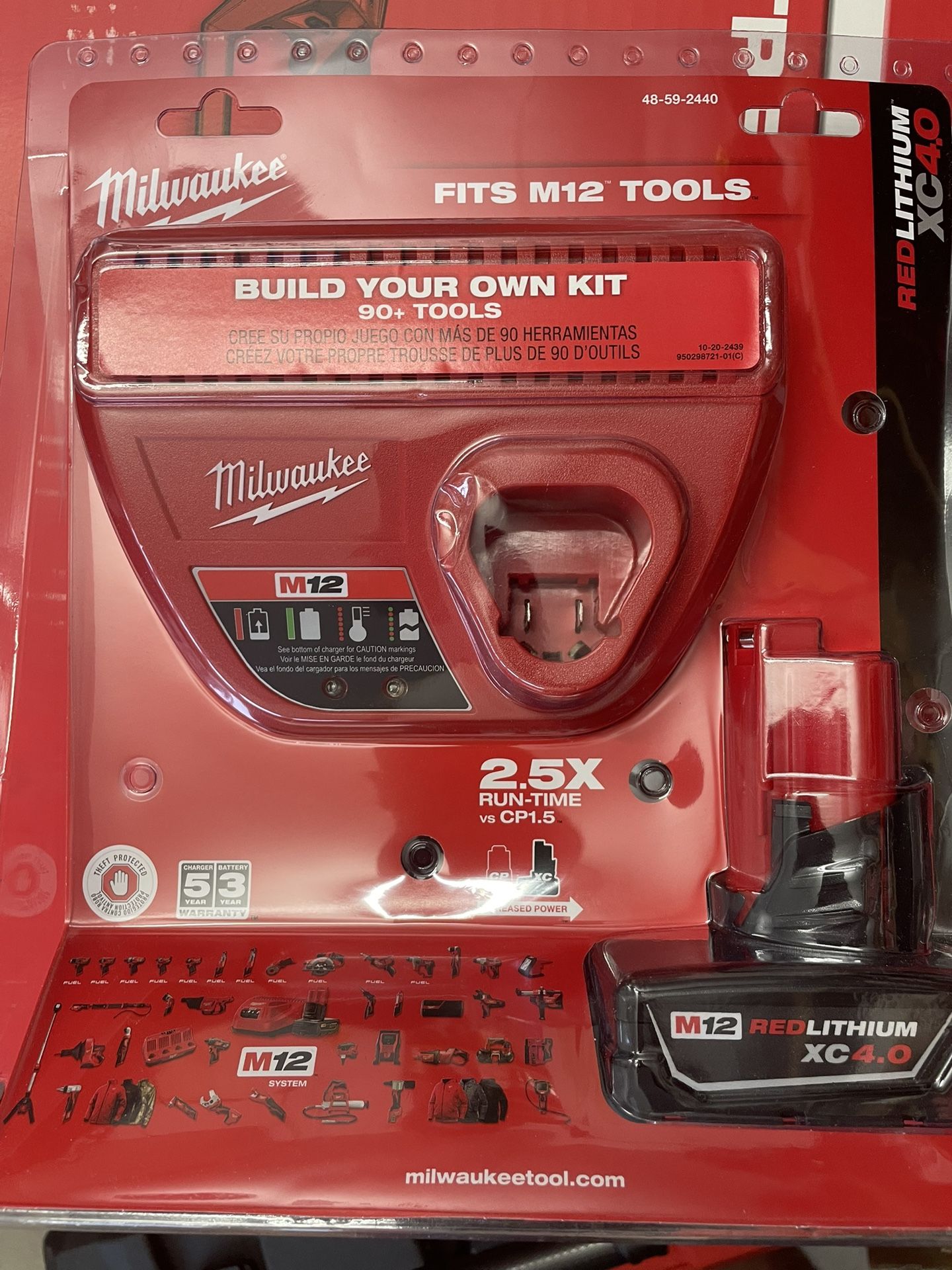 M12 4.0 Battery And Charger 