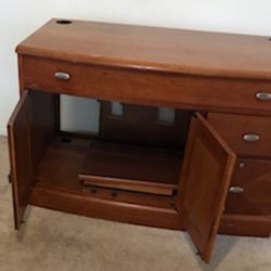 Desk With File Cabinet