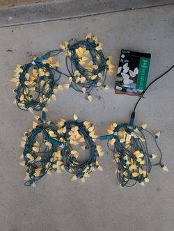 C9 Warm White Christmas Lights