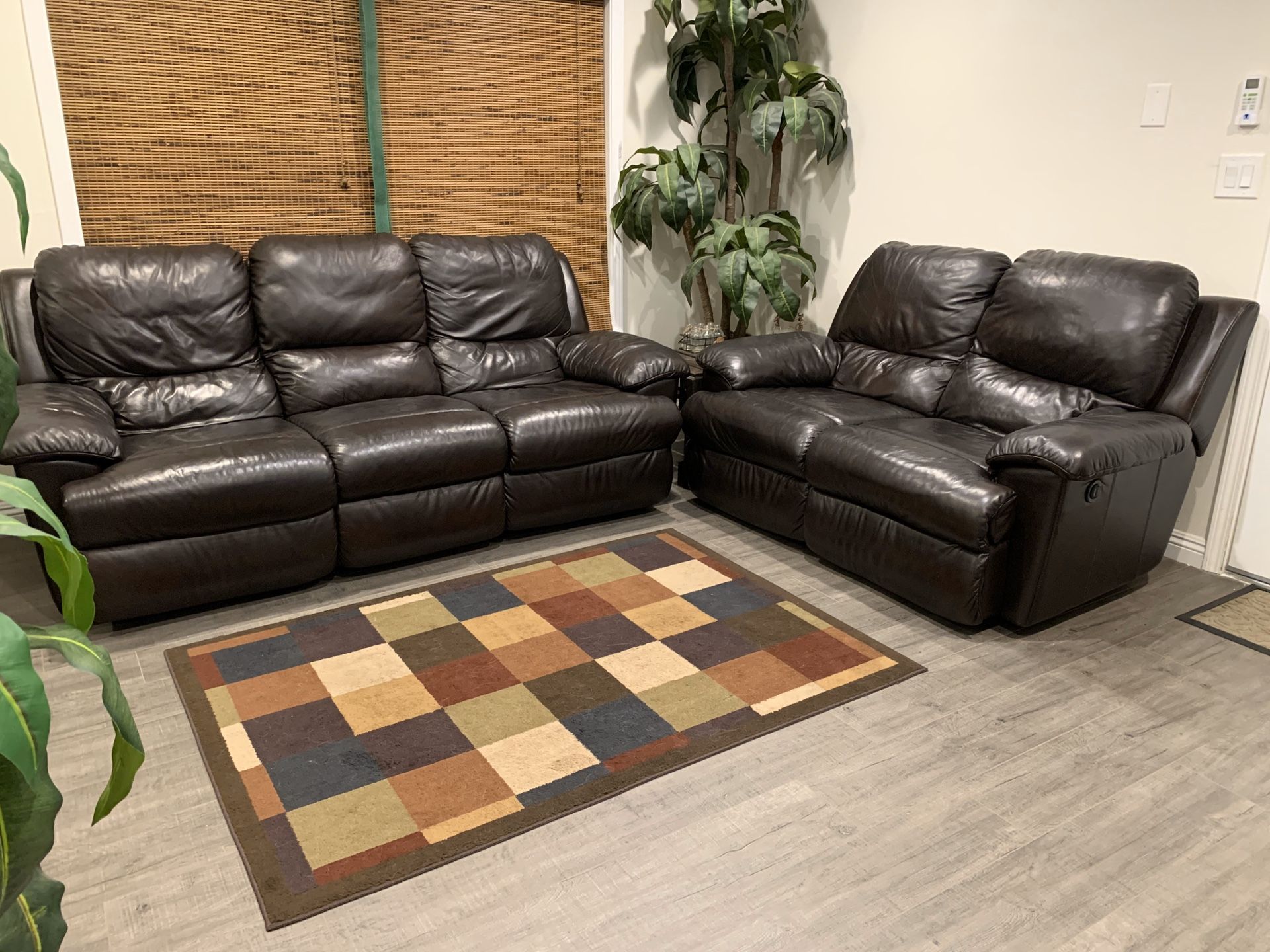 Leather Couch Set from Costco for Sale in Pasadena, CA OfferUp