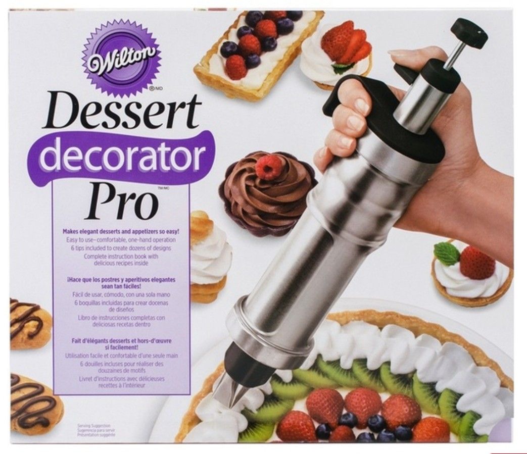 NEW WILTON DESSERT DECORATOR PRO with BOX RECIPES & INSTRUCTION BOOKLET