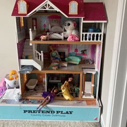Large Doll House Used But New 