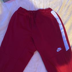 Red Nike Track Pants 