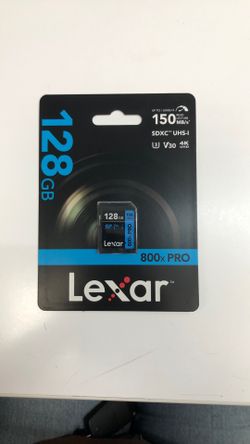 Lexar High Pro SD Card V30 128gb Brand New