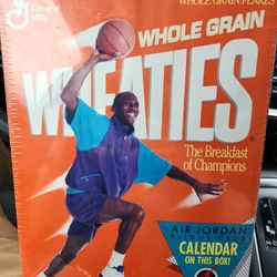 Michael Jordan 1991 FLIGHT CLUB Wheaties Box Unopened Sealed