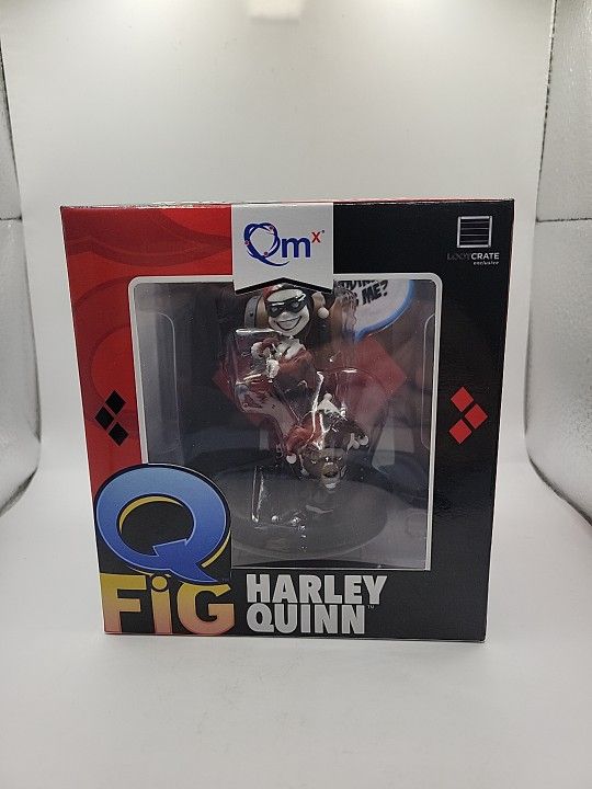 Lootcrate Exclusive Qmx Harley Quinn Q Fig Figure 2016 DC Comics Suicide Squad
