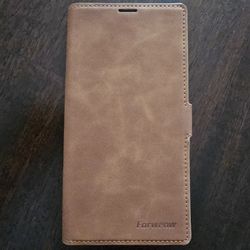 Samsung Galaxy 23 Ultra Phone Wallet Case, Brown