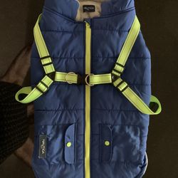 Dog Harness Puffer Jacket